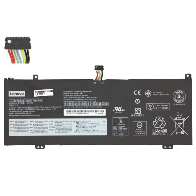 Lenovo Thinkbook 13s-IWL Laptop akkumulátor, gyári új, 4 cellás (2865mAh)