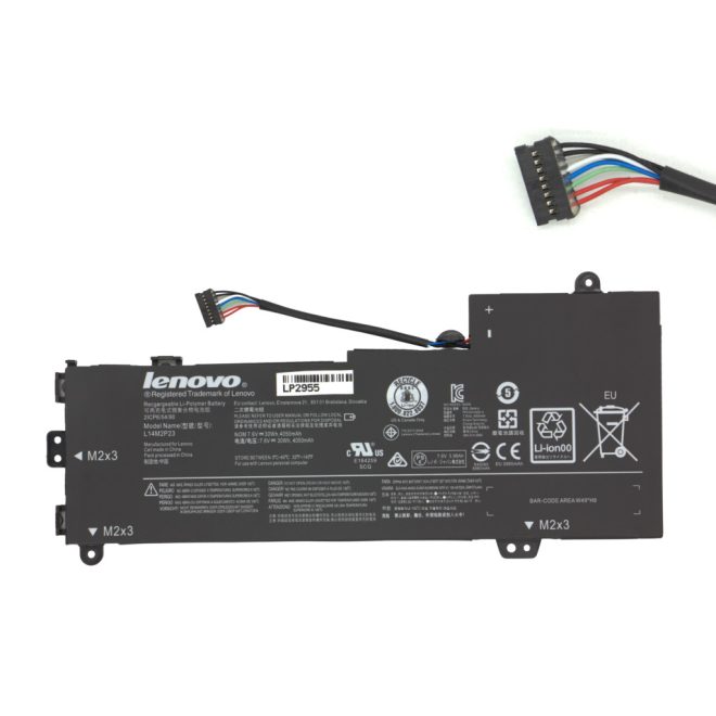 Lenovo IdeaPad 500S-13ISK Laptop akkumulátor, gyári új, 2 cellás (4050mAh)