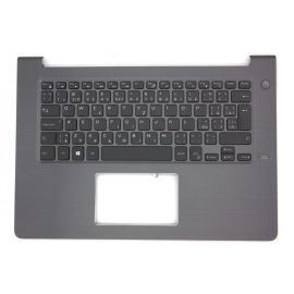   Dell Vostro 5468 szürke-fekete cseh/szlovák Laptop billentyűzet