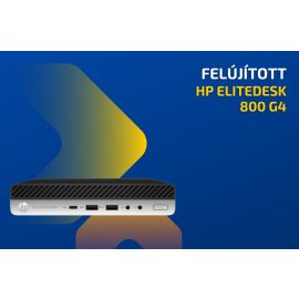   HP ProDesk 800 G4 | Intel i5-8500T | 8 GB DDR4 | 256GB SSD | Intel UHD | Windows 10 PRO + 2 év garancia