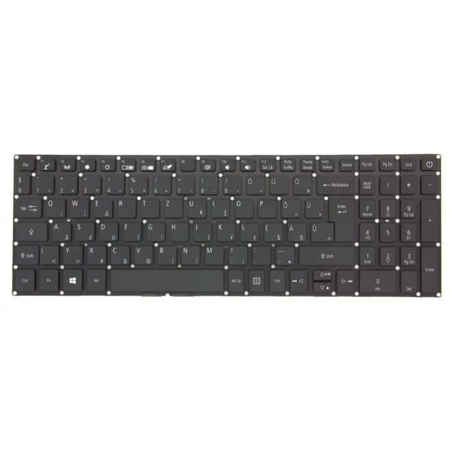 Acer Aspire E5-575 fekete magyar Laptop billentyűzet