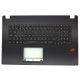 Asus GL753VD, GL753VE gyári új török háttér-világításos fekete billentyűzet modul (90NB0DM1-R32TU0)