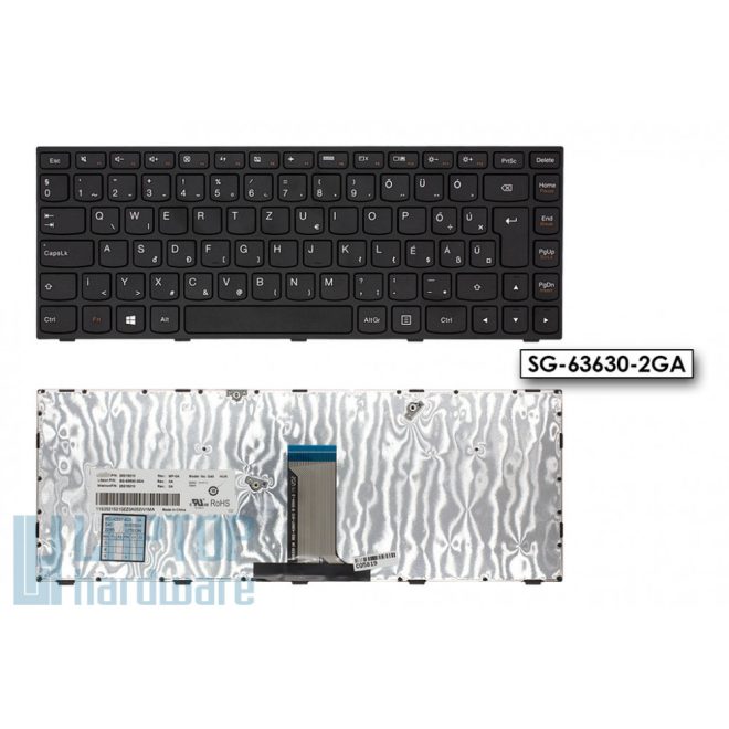 Lenovo IdeaPad G40-30 fekete magyar Laptop billentyűzet