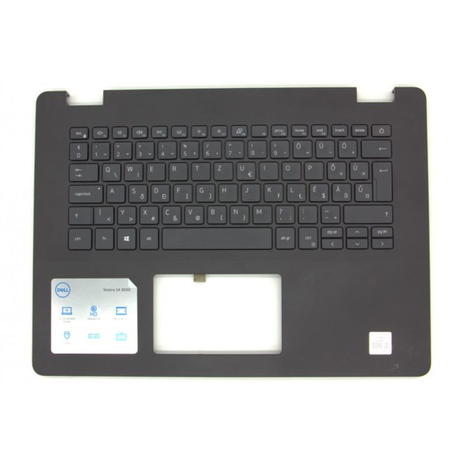 Dell Vostro 14 3000 fekete magyar Laptop billentyűzet