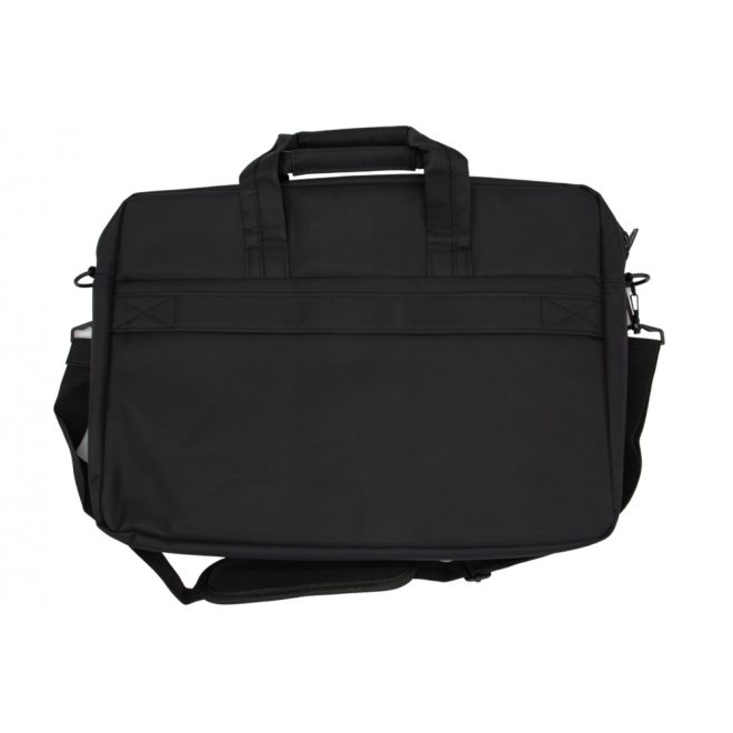 Laptophardware 15,6 colos fekete laptop táska vállpánttal