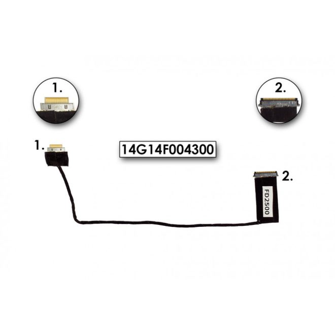 Asus EEEPC 900 használt 8,9 inch LCD Kábel (14G14F004300)