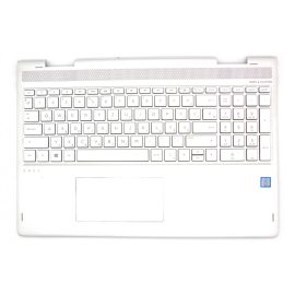 HP Envy X360 15-BP ezüst magyar Laptop billentyűzet