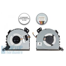   Lenovo IdeaPad 320-15ISK, 330-15IKB, V320-17ISK használt hűtő ventilátor, beszerelési lehetőséggel, (5F10N82225)