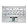 HP 14 14Z-FQ1 ezüst US angol Laptop billentyűzet