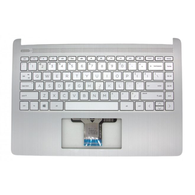 HP 14 14Z-FQ1 ezüst US angol Laptop billentyűzet