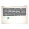 Lenovo IdeaPad 520-15IKB gyári új európai háttér-világításos arany - szürke billentyűzet modul touchpaddal, ujjlenyomat-olvasóval (5CB0N98617)