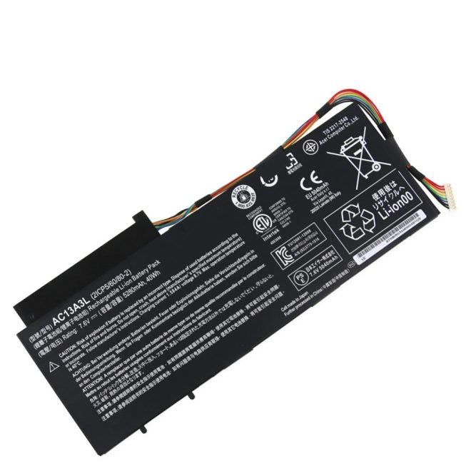 Acer Aspire P3 Ultrabook gyári új 6 cellás 4700mAh akkumulátor (AC13A3L)