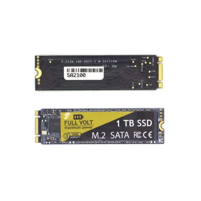 FULL VOLT 1TB gyári új M.2 (2280) SATA SSD kártya