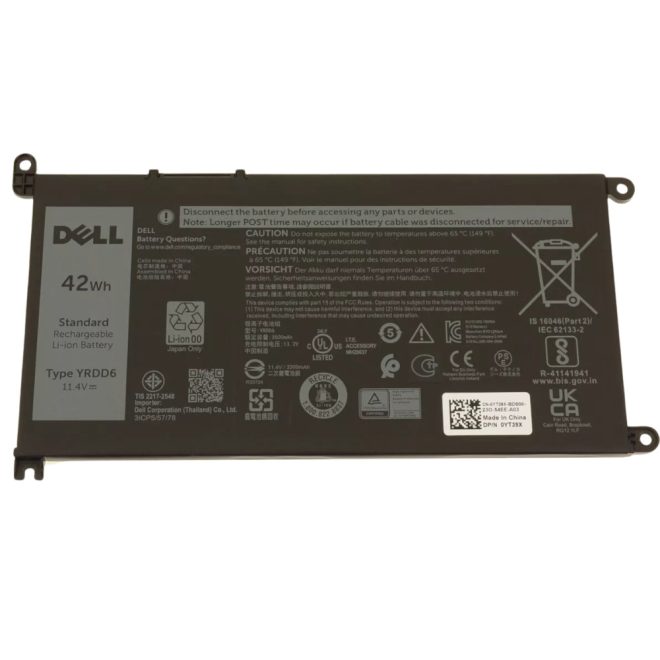 Dell Latitude 3400 Laptop Akkumulátor, gyári új, 3 cellás (3400mAh)