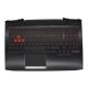 HP Omen 15-CE500 fekete-piros német  Laptop billentyűzet
