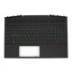Hp Pavilion 15-dk0001nh gyári új US angol billentyűzet modul (L52185-211)