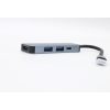 USB-C HUB 4 port átalakító a következőkre: HDMI, USB-C, 1db USB 3.0, 1db USB 2.0