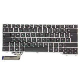   Fujitsu LifeBook E746 ezüst-fekete magyarított Laptop billentyűzet