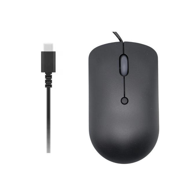 Lenovo 400 USB-C Vezetékes Optikai Egér Fekete