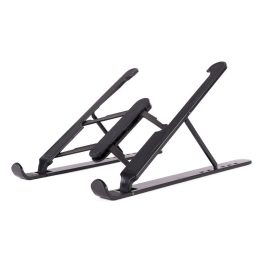   Laptop és tablet tartó, állvány, fekete színű, könnyen hordozható (Univerzális)