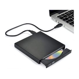   USB-s Külső Hordozható DVD és CD író és olvasó, Audió zene CD-t is olvas (8xDVD írás, 24xCD írás)