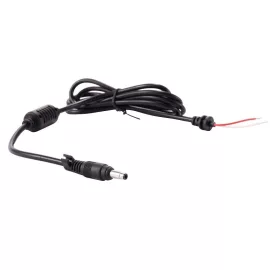   Szerelhető kábel labortápegységhez, laptop töltőhöz, adapterhez 2,5mm/5,5mm-es csatlakozóval