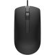Dell használt fekete vezetékes optikai USB egér (MS116-C)