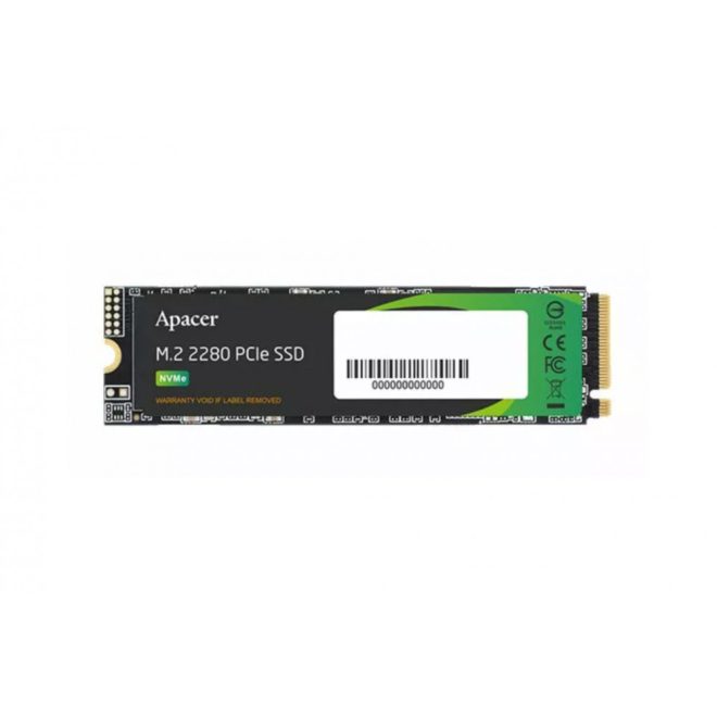 Apacer 512GB AS2280P4X gyári új M.2 (2280) PCIe NVME SSD meghajtó kártya (AP512GAS2280P4X-1)