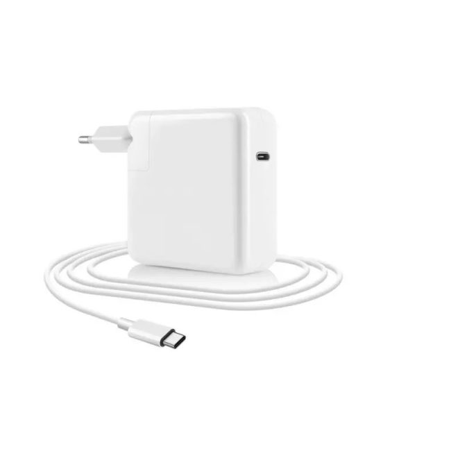 Apple MacBook Air és Pro 61W USB-C helyettesítő új töltő + 2m USB-C kábel (A1718)