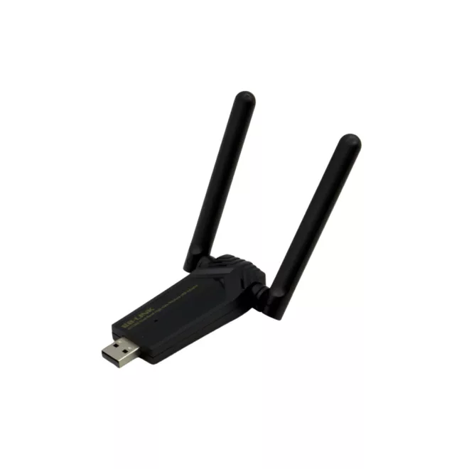 LB-LINK® AC1300 USB WiFi adapter – dupla antennával, Dual Band 2.4/5GHz támogatással, gyors és stabil vezeték nélküli kapcsolatért laptophoz és PC-hez