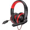 hoco. W103 Magic Tour fekete-piros vezetékes gamer headset, fejhallgató (W103)