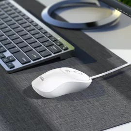  hoco. GM13 Esteem vezetékes fehér USB optikai számítógép egér (GM13)
