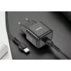 hoco. N32 Glory fali telefon és tablet gyorstöltő 30W USB-C kimenettel, USB-C/USB-C kábellel, fekete (N32)