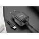 hoco. N32 Glory fali telefon és tablet gyorstöltő 30W USB-C kimenettel, USB-C/USB-C kábellel, fekete (N32)