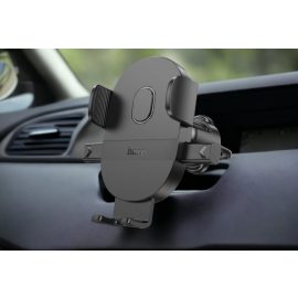   hoco. H18 Mighty autós szellőzőre rögzíthető telefon tartó, fekete (H18)