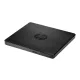 HP Külső DVD és CD író és olvasó fekete, USB 2.0 + USB összekötő kábel, GP70N (F2B56AA, Y3T76AA)