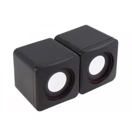   Blackbird Sztereó hangszóró 2.0 | USB + 2.5mm Jack | Fekete (101Z)