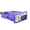 VGA-VGA 1,8m (D-sub) Monitor Összekötő Kábel, Árnyékolt, Apa/Apa (Male/Male)