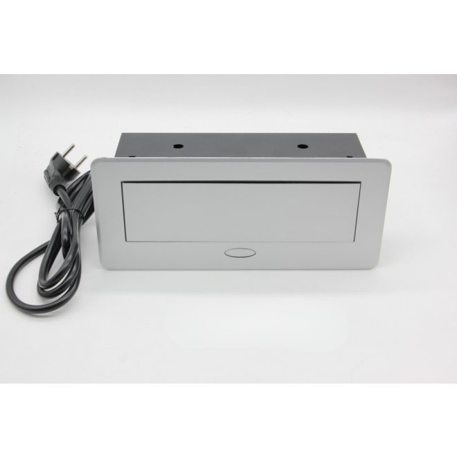 Süllyeszthető dupla rejtett konnektor USB és USB-C csatlakozóval - 1,8 m-es kábellel