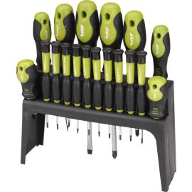   EXTOL® Craft 18db-os csavarhúzó készlet műanyag tartóállvánnyal (53145)