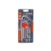EXTOL® PRÉMIUM 9db-os Torx kulcs készlet, lyukas T10-T50 Chrome Vanadium (6601)