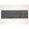 HP ZBook 15u G6 ezüst-fekete UK angol Laptop billentyűzet
