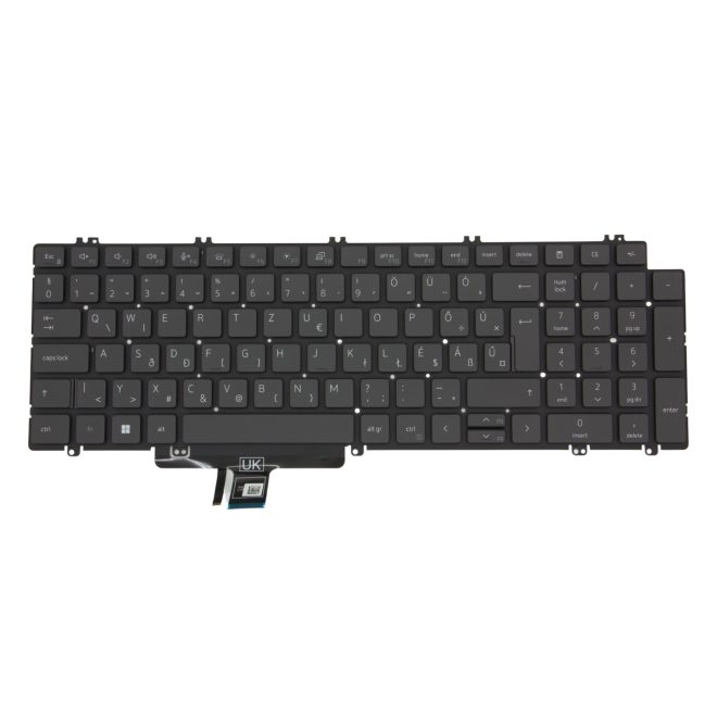 Dell Precision 3570 fekete magyar Laptop billentyűzet