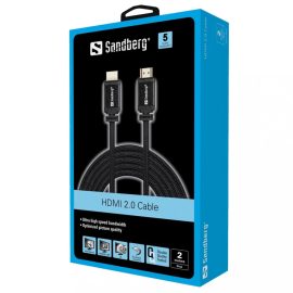   SANDBERG HDMI 2 méter összekötő kábel, HDMI 2.0 4K-UHD (508-98)