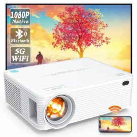   Projector TV A30 Full HD LED Projektor MAGYAR nyelvű menüvel | WiFi | BlueTooth | Android 9.0 | 350 ANSI Lumen