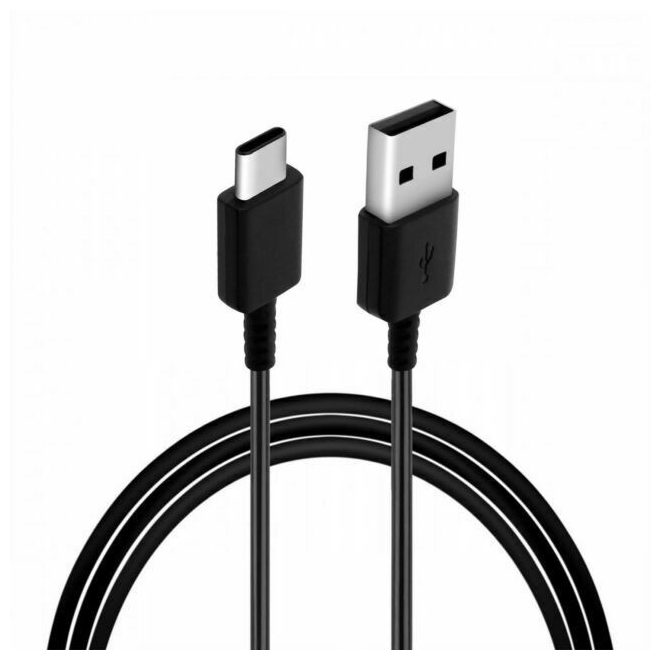 Samsung Gyári Galaxy S8, S9, S10, S20, S21, S22, S23, S24 USB to USB-C (Type-C) adat, töltőkábel kábel 1m, fekete (EP-DN975BBEGWW)