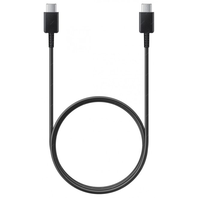 Samsung Gyári USB-C töltőkábel 1m | Galaxy S9, S10, S20, S21, S22, S23, S24 fekete (EP-DA705BBE, EP-DN970)