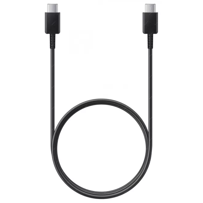 Samsung Gyári USB-C töltőkábel 1m | Galaxy S9, S10, S20, S21, S22, S23, S24 fekete (EP-DA705BBE)