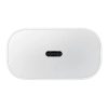 Samsung Gyári USB-C 25W Telefon és Tablet Töltő, Adapter, Fehér (EP-TA800EWE)  