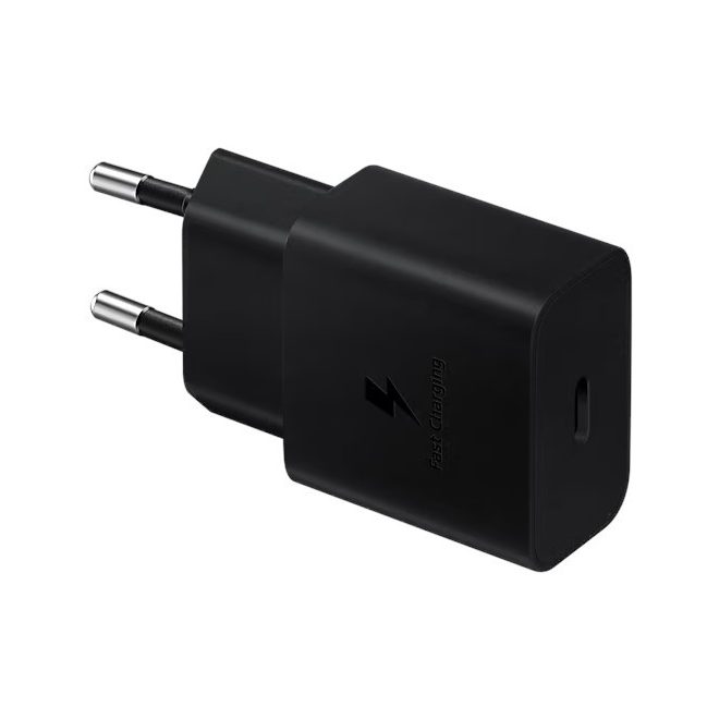 Samsung Gyári USB-C 25W Telefon és Tablet Töltő, Adapter, Fekete (EP-TA800EBE)